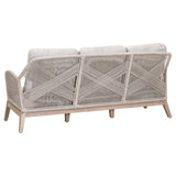 Essentials For Living Woven - Outdoor Loom Outdoor 79" Sofa 6817-3.WTA/PUM/GT