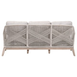 Essentials For Living Woven - Outdoor Loom Outdoor 79" Sofa 6817-3.WTA/PUM/GT