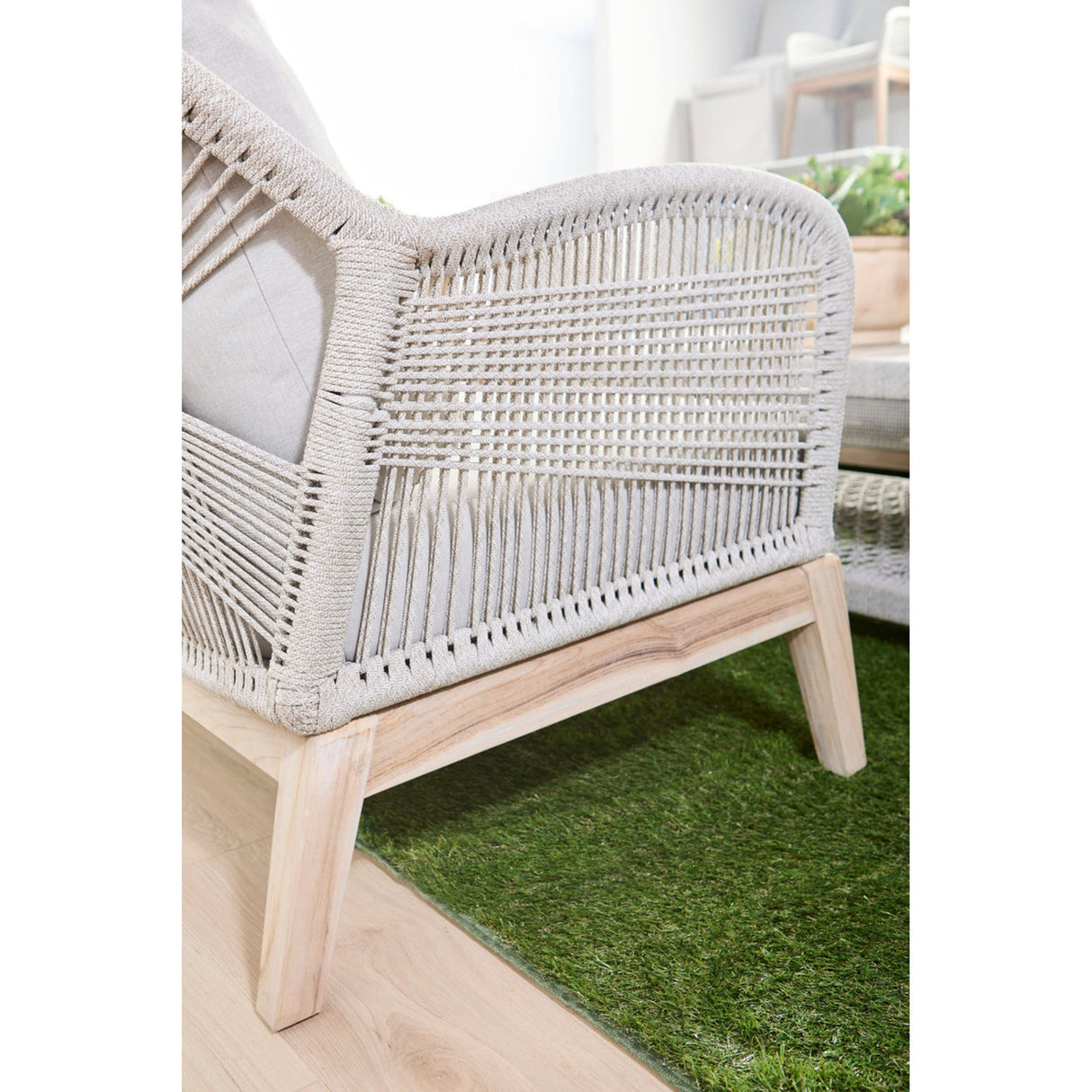 Essentials For Living Woven - Outdoor Loom Outdoor Club Chair 6817.WTA/PUM/GT