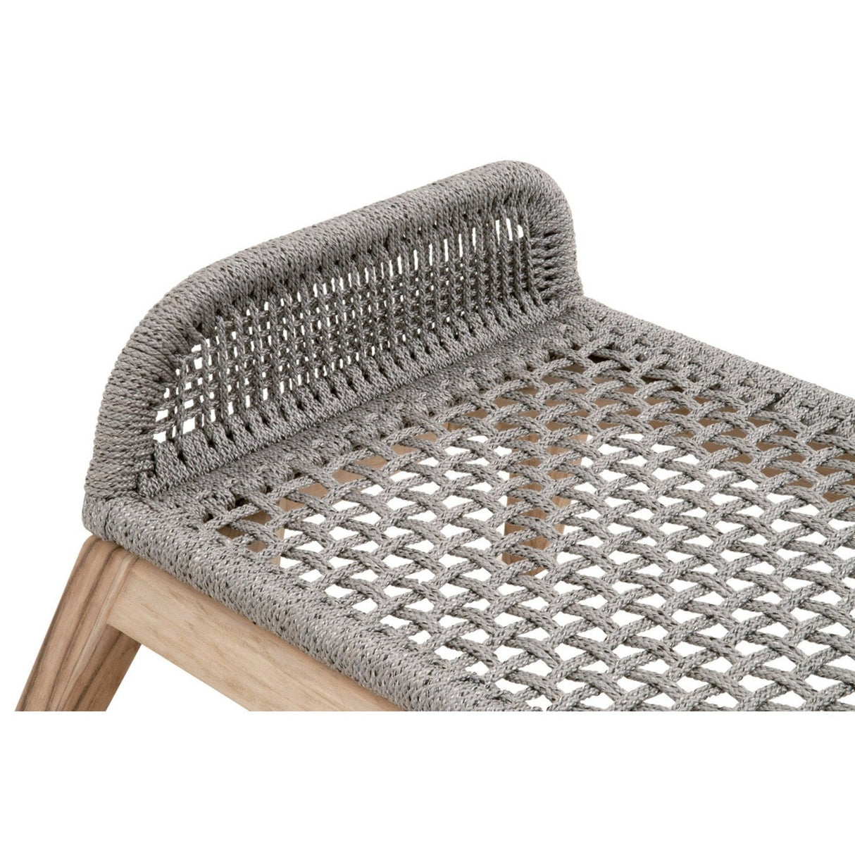 Essentials For Living Woven - Outdoor Loom Outdoor Footstool 6817FS.PLA-R/SG/GT