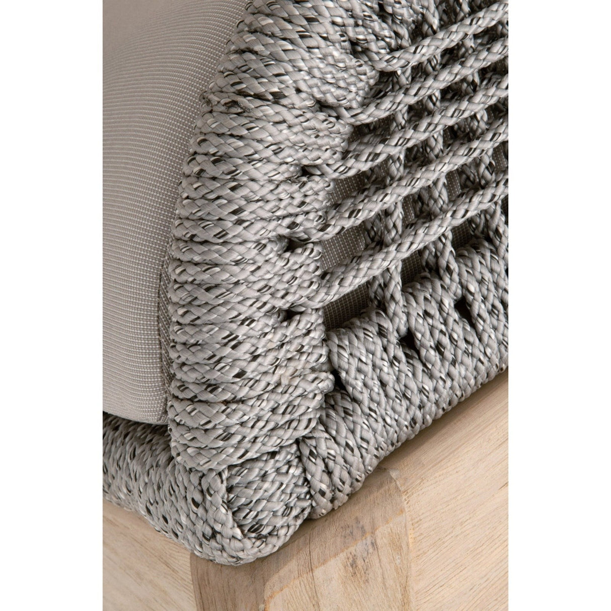 Essentials For Living Woven - Outdoor Loom Outdoor Footstool 6817FS.PLA-R/SG/GT