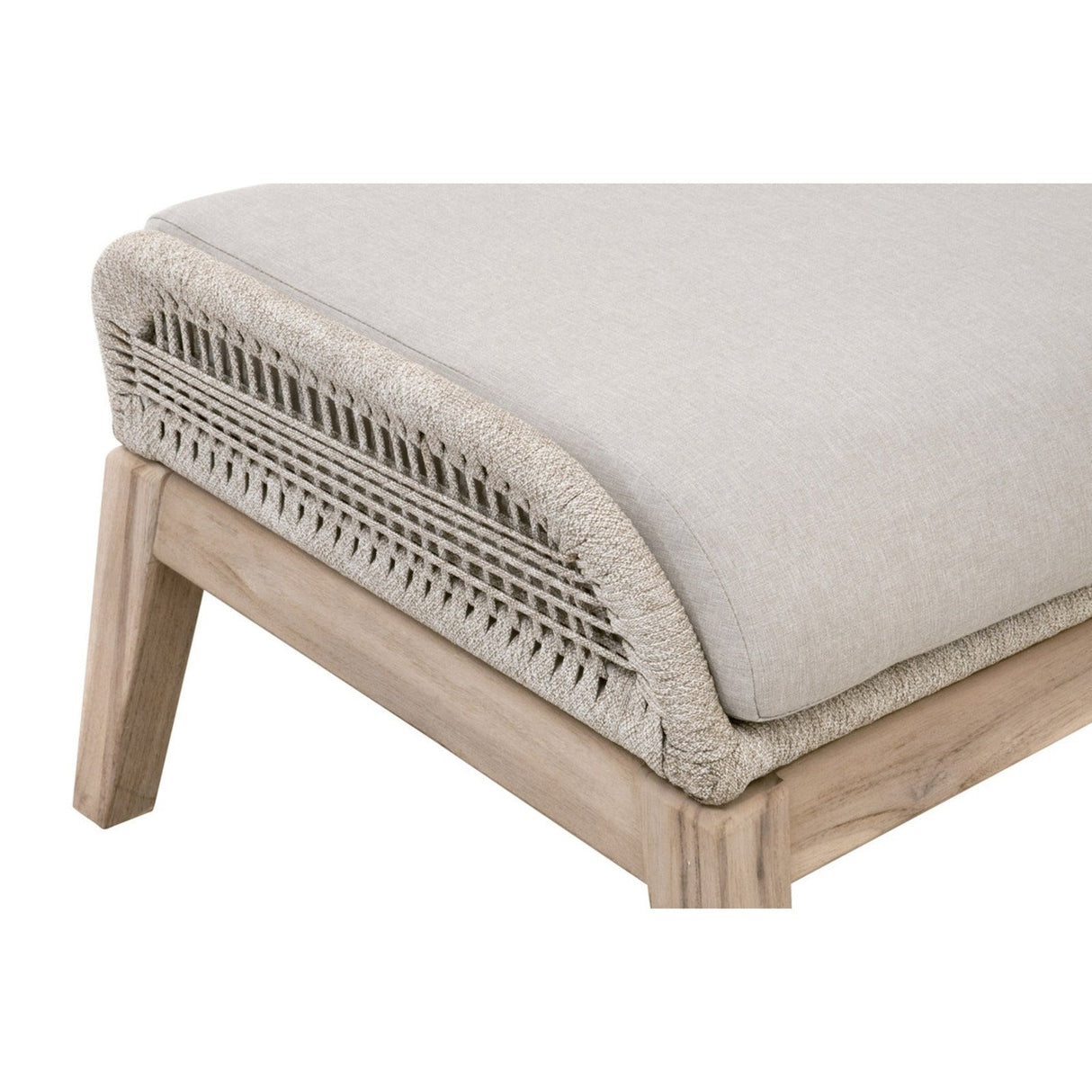 Essentials For Living Woven - Outdoor Loom Outdoor Footstool 6817FS.WTA/PUM/GT