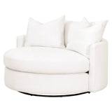 Essentials For Living Stitch & Hand - Upholstery Lourne Grand Swivel Sofa Chair 6644.BOU-SNO