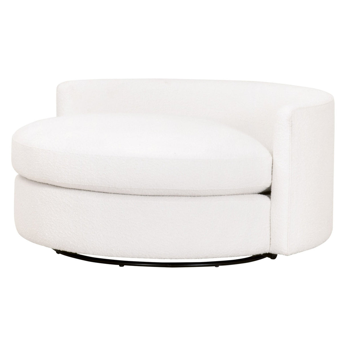 Essentials For Living Stitch & Hand - Upholstery Lourne Grand Swivel Sofa Chair 6644.BOU-SNO