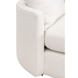 Essentials For Living Stitch & Hand - Upholstery Lourne Grand Swivel Sofa Chair 6644.BOU-SNO