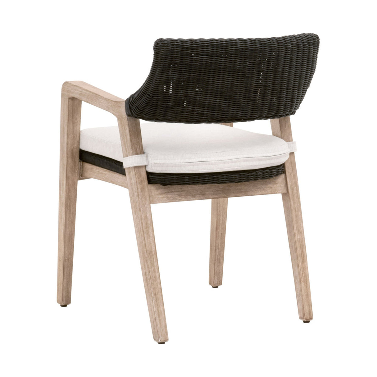 Essentials For Living Woven Lucia Arm Chair 6810.BLR/WHT/NG