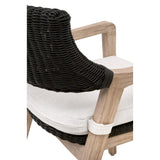 Essentials For Living Woven Lucia Arm Chair 6810.BLR/WHT/NG