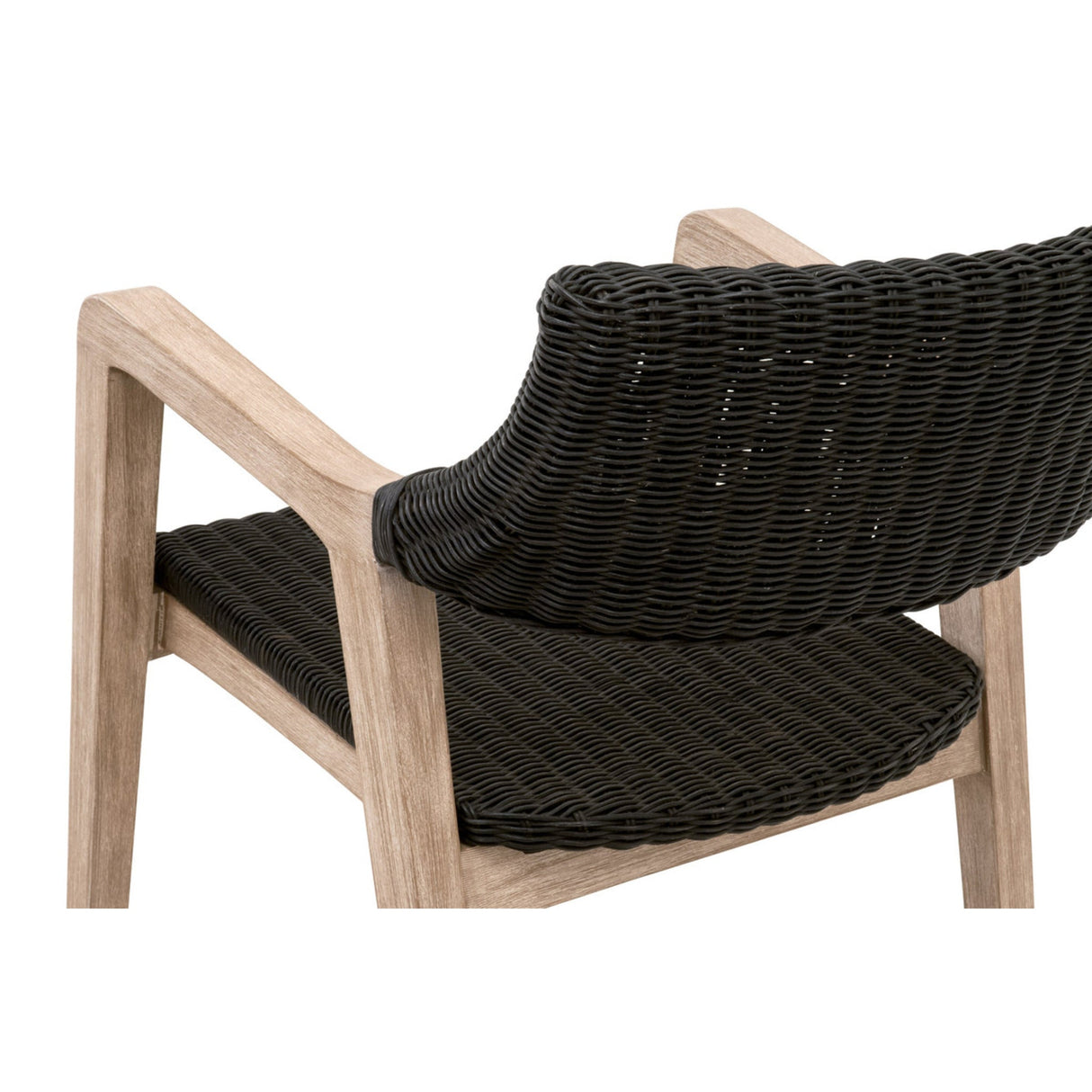 Essentials For Living Woven Lucia Arm Chair 6810.BLR/WHT/NG