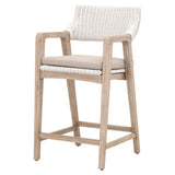 Essentials For Living Woven Lucia Counter Stool 6810CS.WTR/LGRY/NG