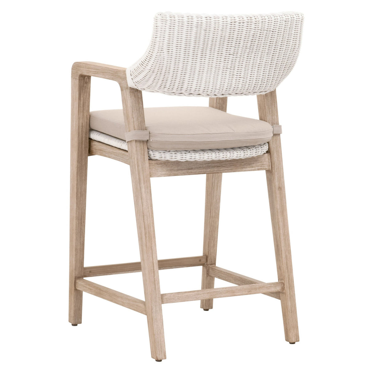 Essentials For Living Woven Lucia Counter Stool 6810CS.WTR/LGRY/NG