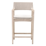 Essentials For Living Woven - Outdoor Lucia Outdoor Counter Stool 6810CS.PW/WHT/GT