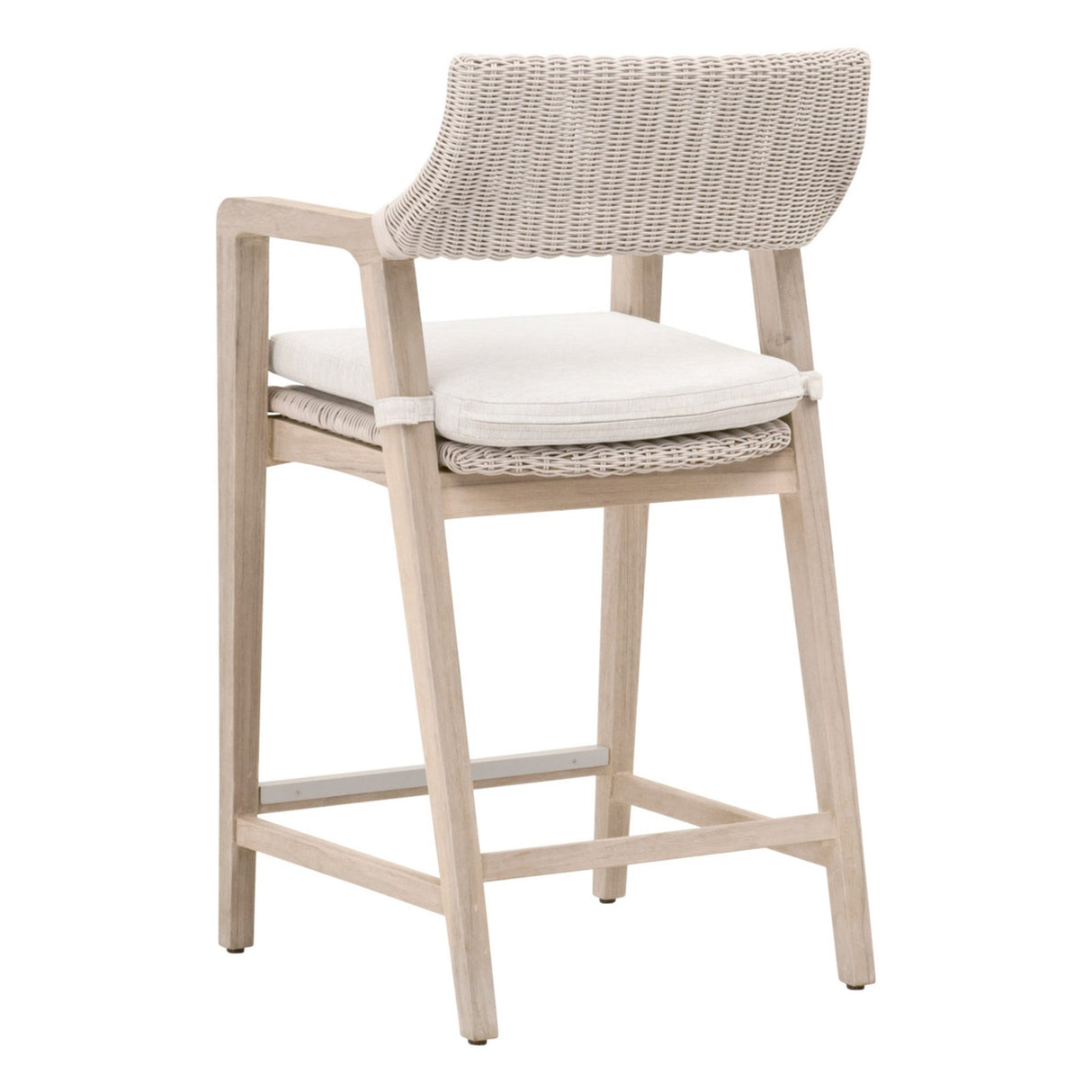 Essentials For Living Woven - Outdoor Lucia Outdoor Counter Stool 6810CS.PW/WHT/GT