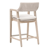 Essentials For Living Woven - Outdoor Lucia Outdoor Counter Stool 6810CS.PW/WHT/GT