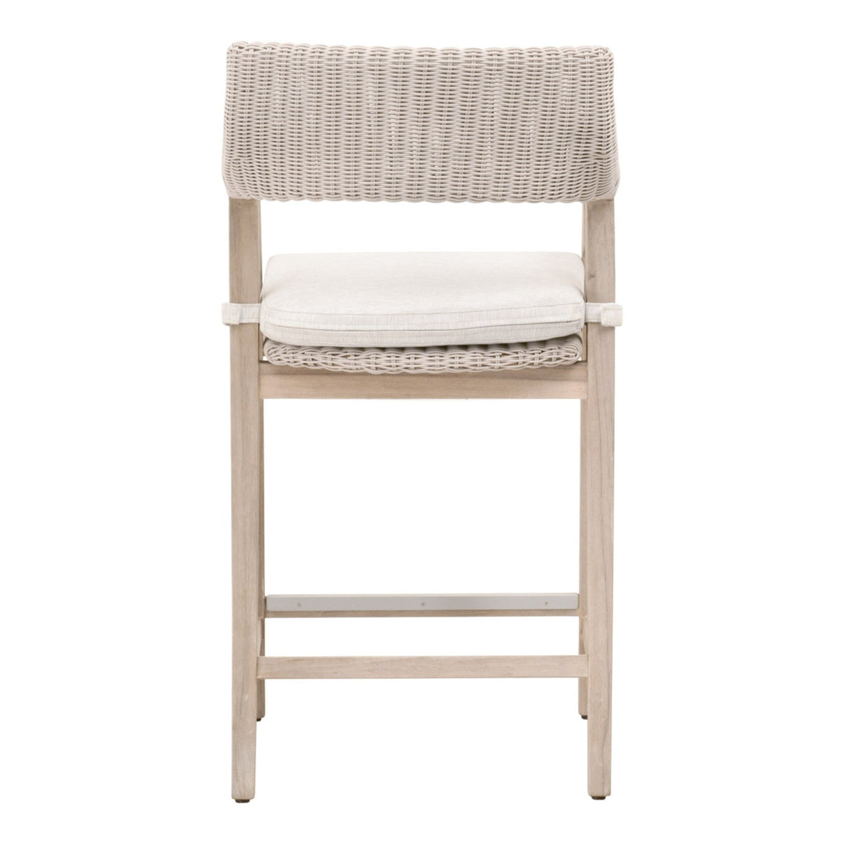 Essentials For Living Woven - Outdoor Lucia Outdoor Counter Stool 6810CS.PW/WHT/GT