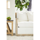 Essentials For Living Stitch & Hand - Dining & Bedroom Manhattan 85" Wood Trim Sofa 6720-3.LPPRL/NG