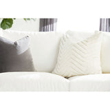 Essentials For Living Stitch & Hand - Dining & Bedroom Manhattan 85" Wood Trim Sofa 6720-3.LPPRL/NG