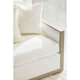 Essentials For Living Stitch & Hand - Dining & Bedroom Manhattan 85" Wood Trim Sofa 6720-3.LPPRL/NG