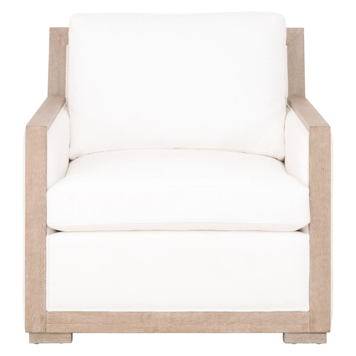 Essentials For Living Stitch & Hand - Dining & Bedroom Manhattan Wood Trim Sofa Chair 6720-1.LPPRL/NG