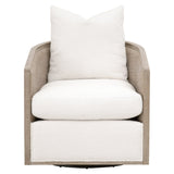 Essentials For Living Stitch & Hand - Dining & Bedroom McGuire Swivel Club Chair 6643.BOU-SNO/NG