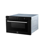 Forno Espresso Capoliveri 24" Microwave Drawer in Black - FMWDR3000-24BLK