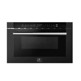 Forno Espresso Capoliveri 24" Microwave Drawer in Black - FMWDR3000-24BLK