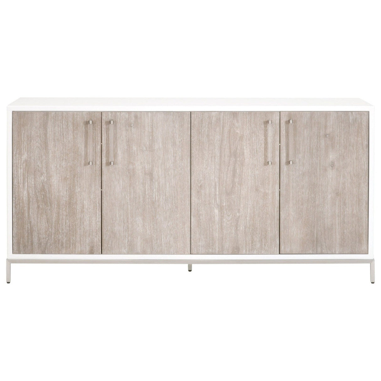 Essentials For Living Traditions Nouveau Media Sideboard 6083.WHT/NG-BSTL