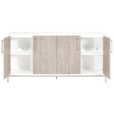 Essentials For Living Traditions Nouveau Media Sideboard 6083.WHT/NG-BSTL