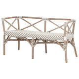 Essentials For Living The Hamptons Palisades Bench 4120.STO-WHT/MGRY