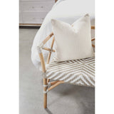 Essentials For Living The Hamptons Palisades Bench 4120.STO-WHT/MGRY