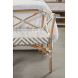 Essentials For Living The Hamptons Palisades Bench 4120.STO-WHT/MGRY