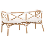 Essentials For Living The Hamptons Palisades Bench 4120.WHT/NAT