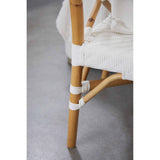 Essentials For Living The Hamptons Palisades Bench 4120.WHT/NAT