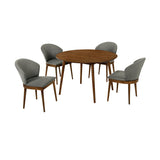 Armen Living Arcadia/Juno Rubberwood Dining Set - 5-Piece