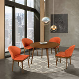 Armen Living Arcadia/Juno Rubberwood Dining Set - 5-Piece