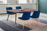 Armen Living Messina/Messina Mdf/Metal Dining Set - 5-Piece