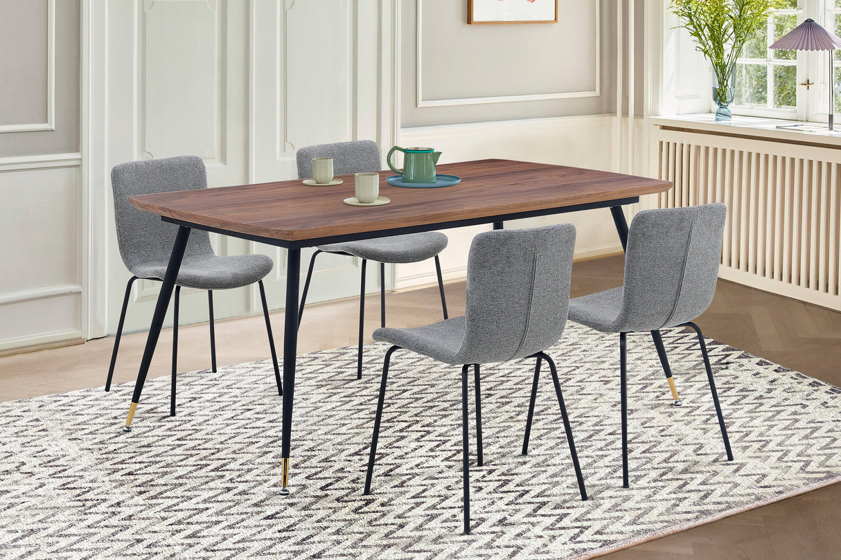 Armen Living Messina/Gillian Mdf/Metal Dining Set - 5-Piece