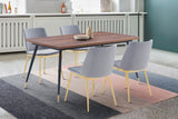 Armen Living Messina/Messina Mdf/Metal Dining Set - 5-Piece