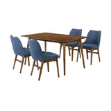 Armen Living Westmont/Azalea Rubberwood Dining Set - 5-Piece