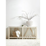 Essentials For Living Bella Antique Spruce Console Table 8021.WW-PNE/WHTQ