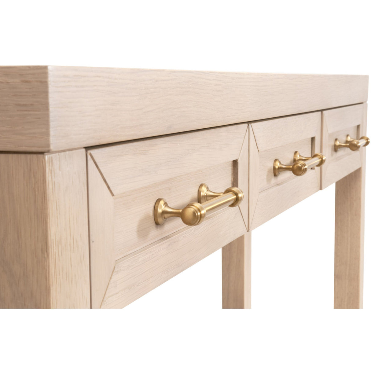 Essentials For Living Traditions Stella Narrow Console Table 6138.LHON/BBRS