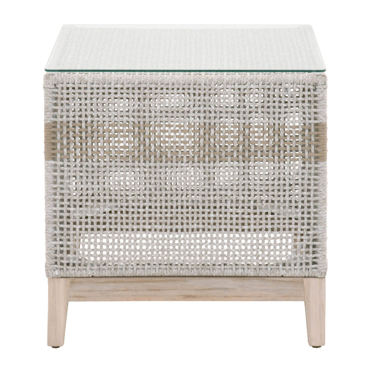 Essentials For Living Woven - Outdoor Tapestry Outdoor End Table 6847.WTA/GT