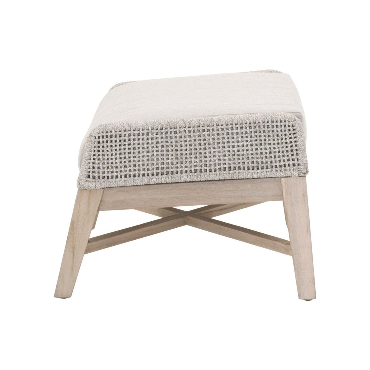 Essentials For Living Woven - Outdoor Tapestry Outdoor Footstool 6851FS.WTA/PUM/GT