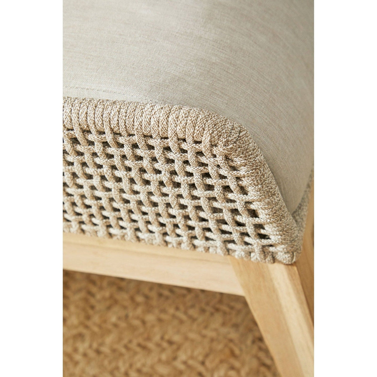 Essentials For Living Woven - Outdoor Tapestry Outdoor Footstool 6851FS.WTA/PUM/GT