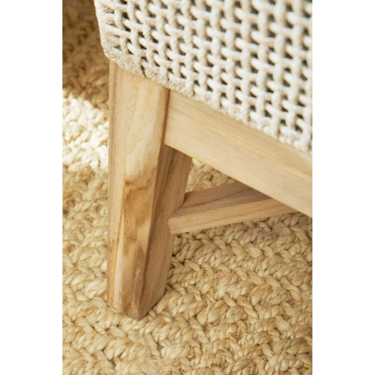 Essentials For Living Woven - Outdoor Tapestry Outdoor Footstool 6851FS.WTA/PUM/GT