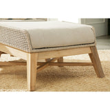 Essentials For Living Woven - Outdoor Tapestry Outdoor Footstool 6851FS.WTA/PUM/GT