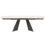 Essentials For Living Meridian Torque Extension Dining Table 1604-EXDT.MDG/CWHT