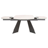 Essentials For Living Meridian Torque Extension Dining Table 1604-EXDT.MDG/CWHT