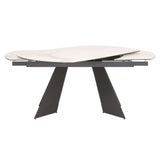 Essentials For Living Meridian Torque Extension Dining Table 1604-EXDT.MDG/CWHT