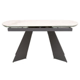 Essentials For Living Meridian Torque Extension Dining Table 1604-EXDT.MDG/CWHT