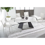 Essentials For Living Meridian Torque Extension Dining Table 1604-EXDT.MDG/CWHT